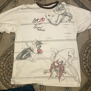 Vintage lot 29 airbrush looney tunes tee